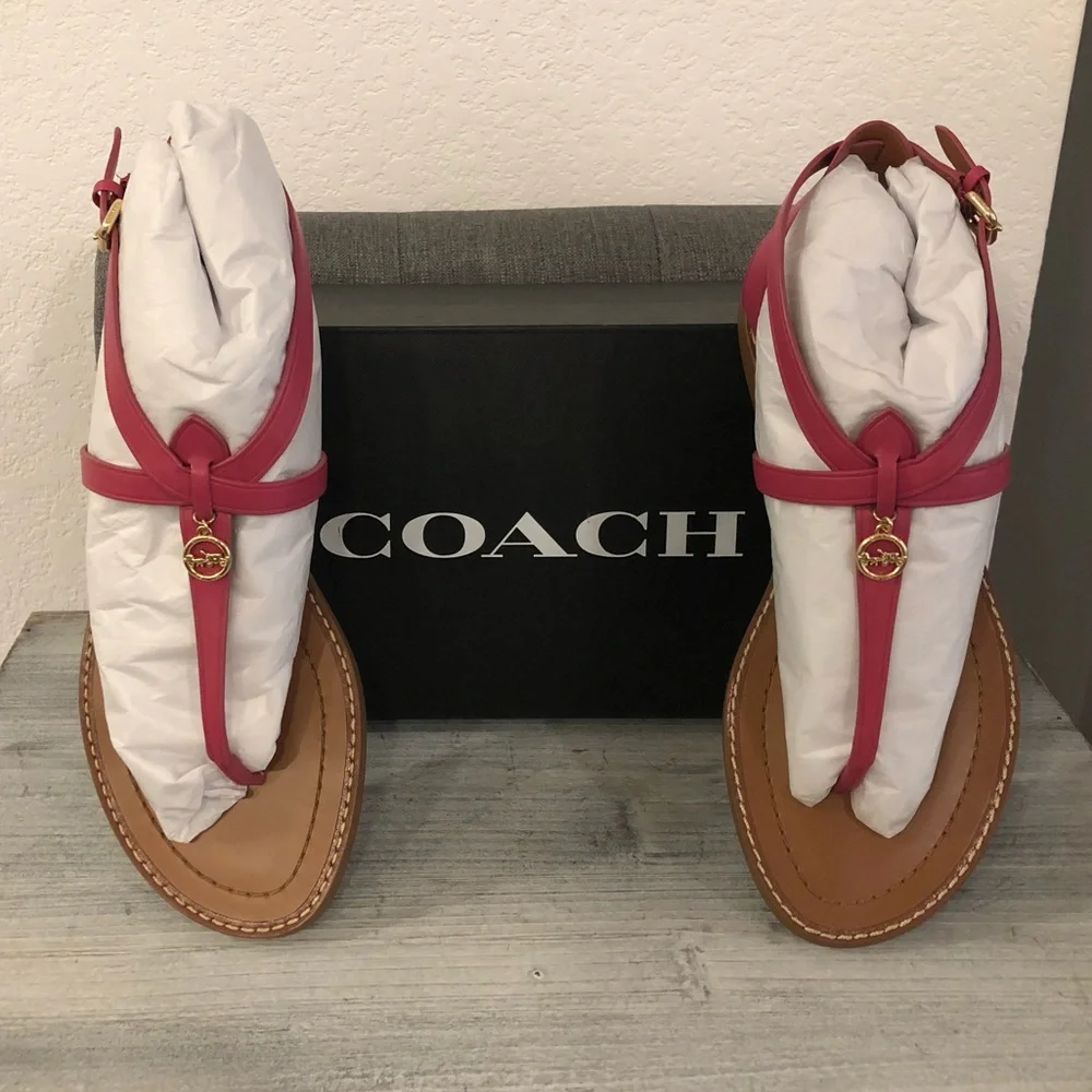 Coach Raspberry Sandals - Picture 3 of 6